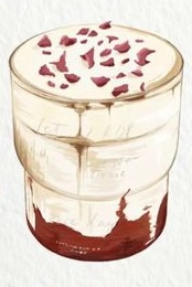 Iced Strawberry Latte latte from Melu’s Cafe